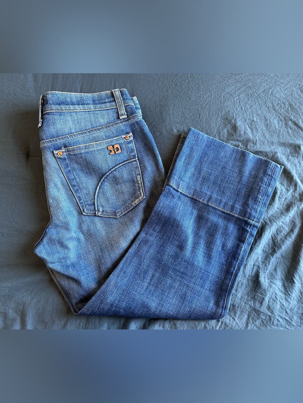 Joe's Jeans Dark Blue  Slim Straight Ankle Jeans “Socialite Kicker” Size 27